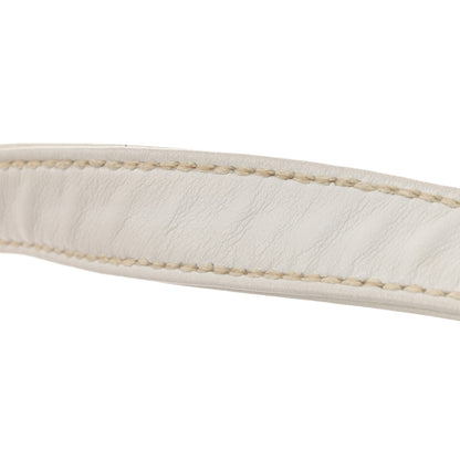 Chanel Calfskin Quilted Wild Stitch Large Flap White 17 of 17