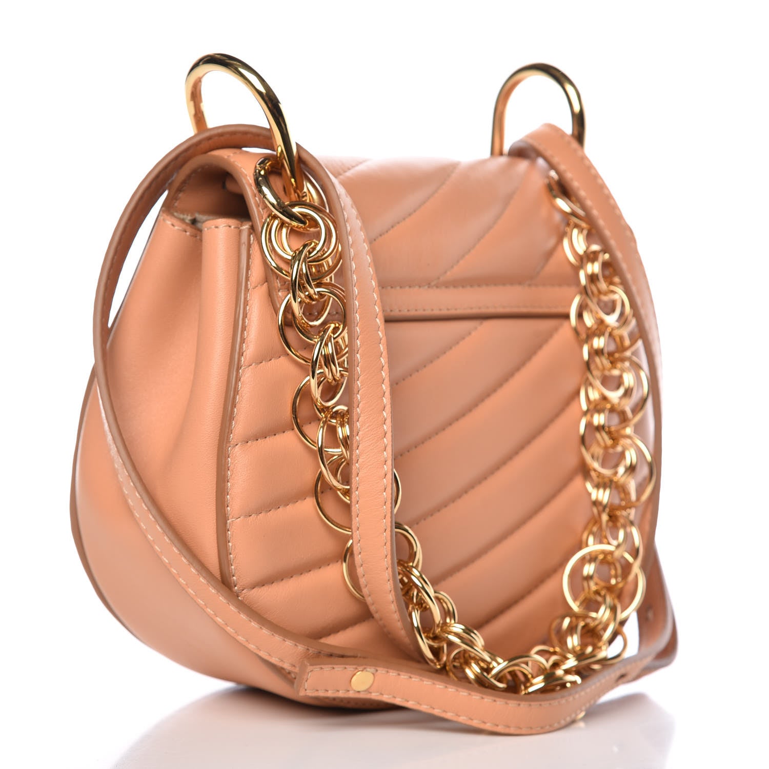 Chloe Calfskin Quilted Mini Drew Bijou Shoulder Bag Blushy Pink 3 of 7