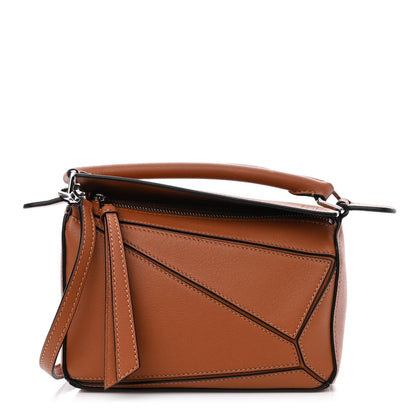Loewe Calfskin Mini Puzzle Bag Tan 1 of 11