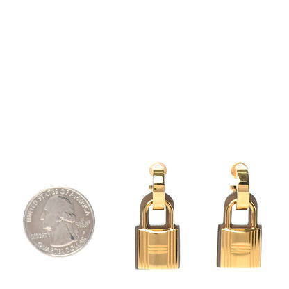 Hermes Swift O'Kelly Earrings Etoupe 2 of 5