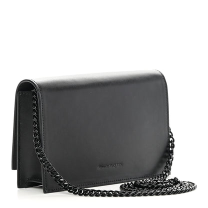 Alexander McQueen Calfskin Mini Skull Chain Crossbody Bag Black 3 of 10