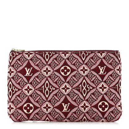 Louis Vuitton Jacquard Since 1854 Neverfull MM GM Pochette Bordeaux 1 of 6