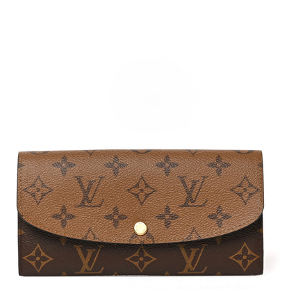 Louis Vuitton Reverse Monogram Emilie Wallet 2 of 12