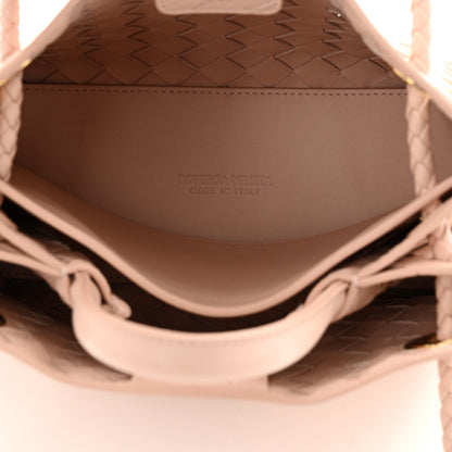 Bottega Veneta Nappa Intrecciato Small Andiamo Shoulder Bag Nude 5 of 10