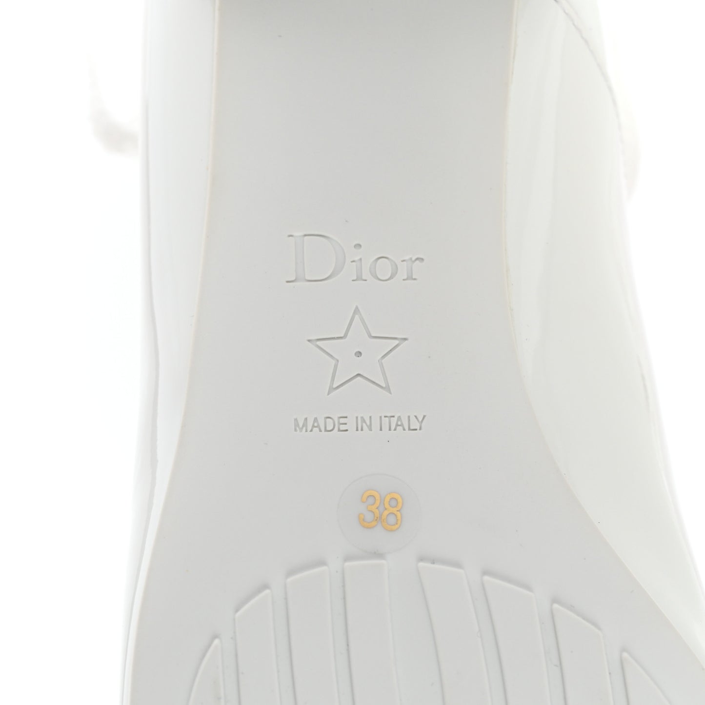 Patent Diorarty 30mm Pumps 38 White