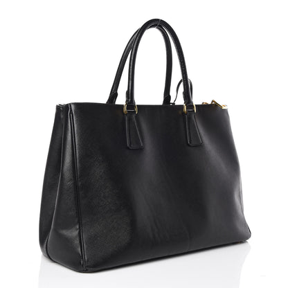Prada Saffiano Large Galleria Double Zip Tote Black 3 of 14