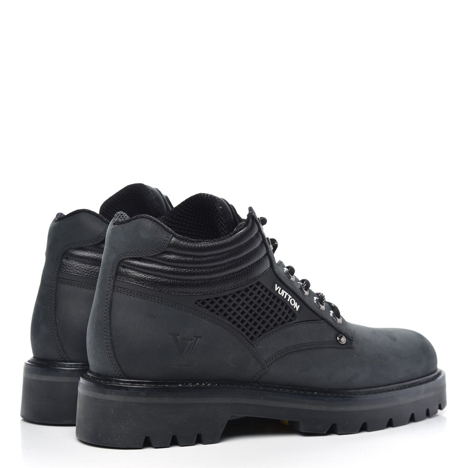 Louis Vuitton Nubuck Oberkampf Ankle Boots 7 Black 4 of 8