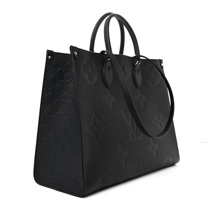 Louis Vuitton Empreinte Monogram Giant Onthego GM Black 3 of 11