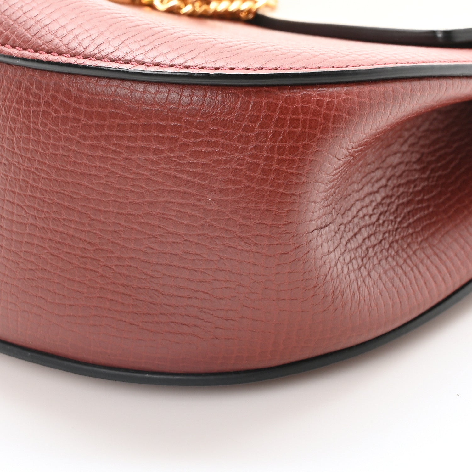 Chloe Grained Calfskin Lambskin Bi-Color Drew Shoulder Bag Beige Brown 10 of 10