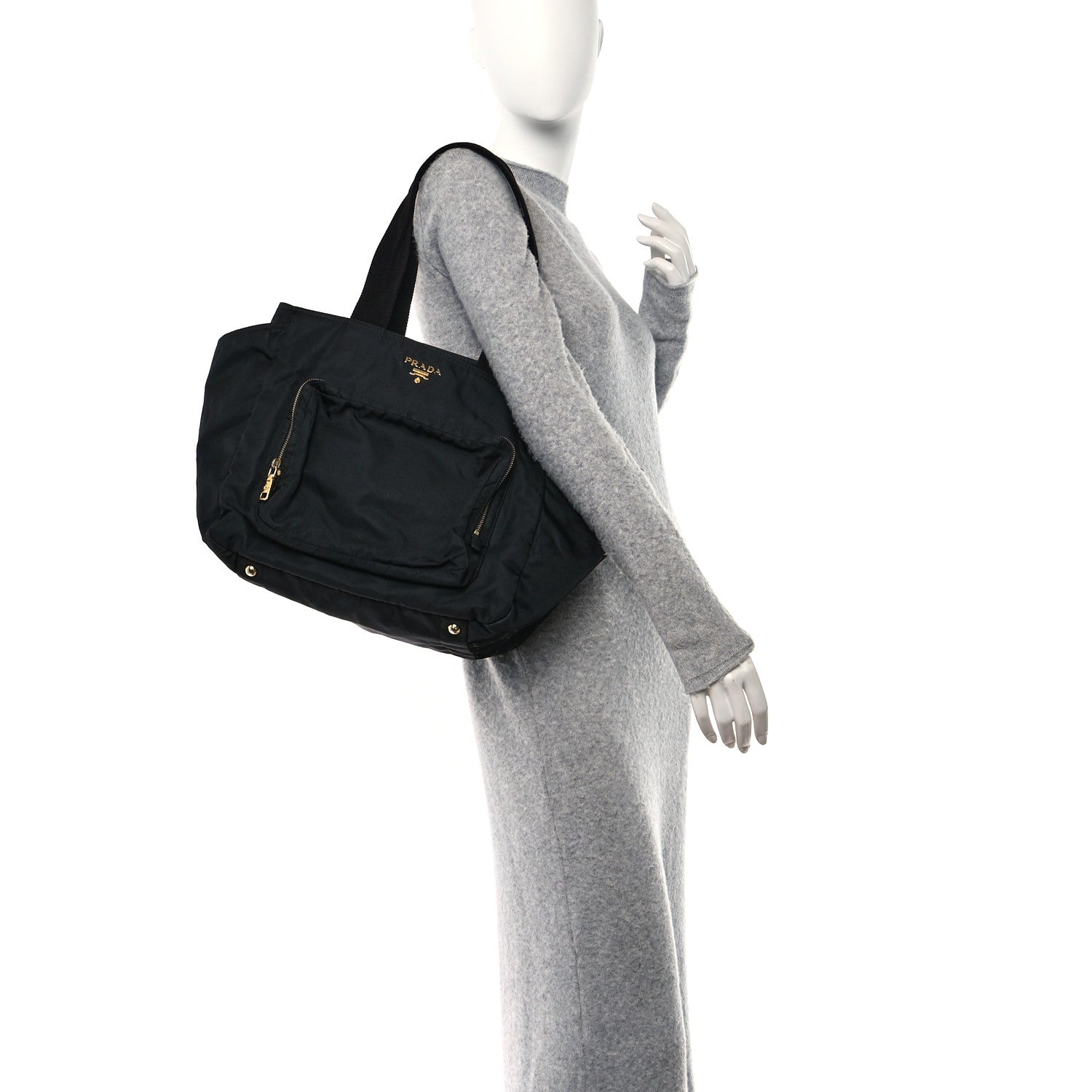 Prada Tessuto Nylon Vela Diaper Bag Black 2 of 11
