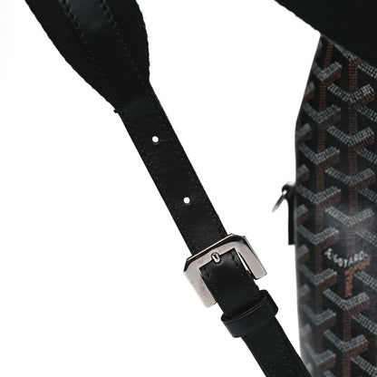 Goyard Goyardine Calfskin Alpin MM Backpack Black 12 of 12