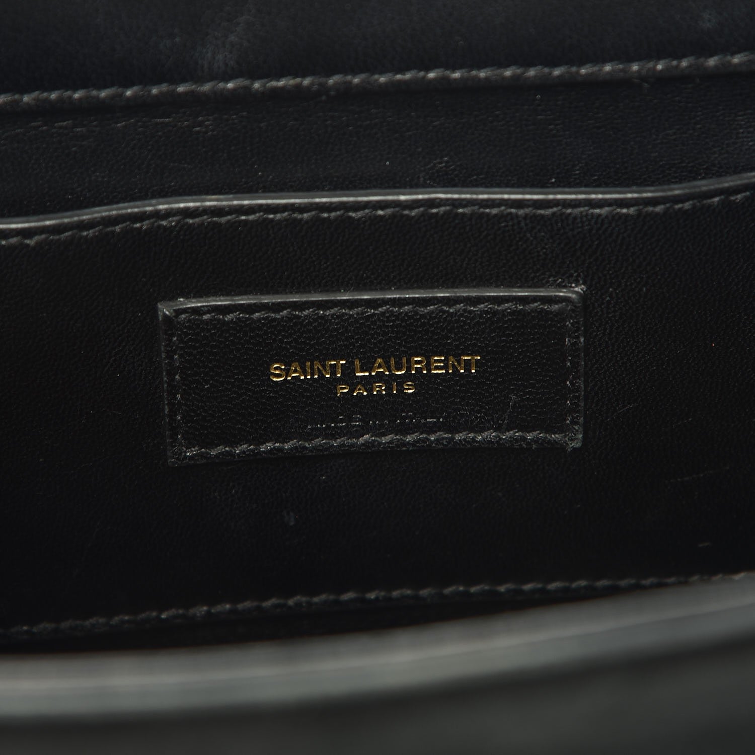 Saint Laurent Suede Medium Classic Monogram Kate Tassel Satchel Black 7 of 13