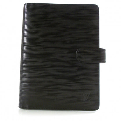 Louis Vuitton Epi Small Ring Agenda Cover Black 1 of 7