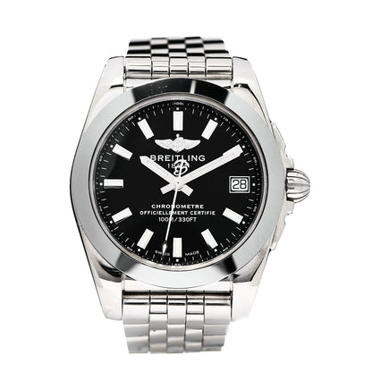 Breitling Stainless Steel 36mm Galactic SleekT Quartz Watch Black W74330 1 of 6