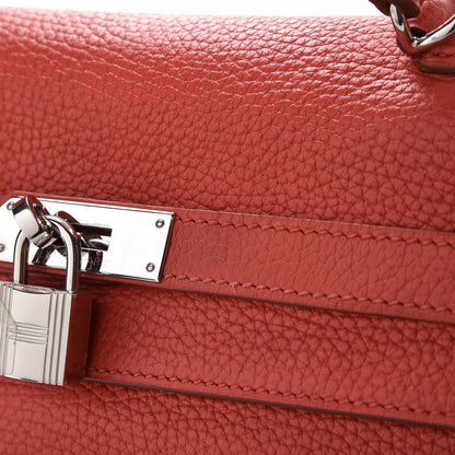 Hermes Togo Kelly Retourne 35 Geranium 34 of 36