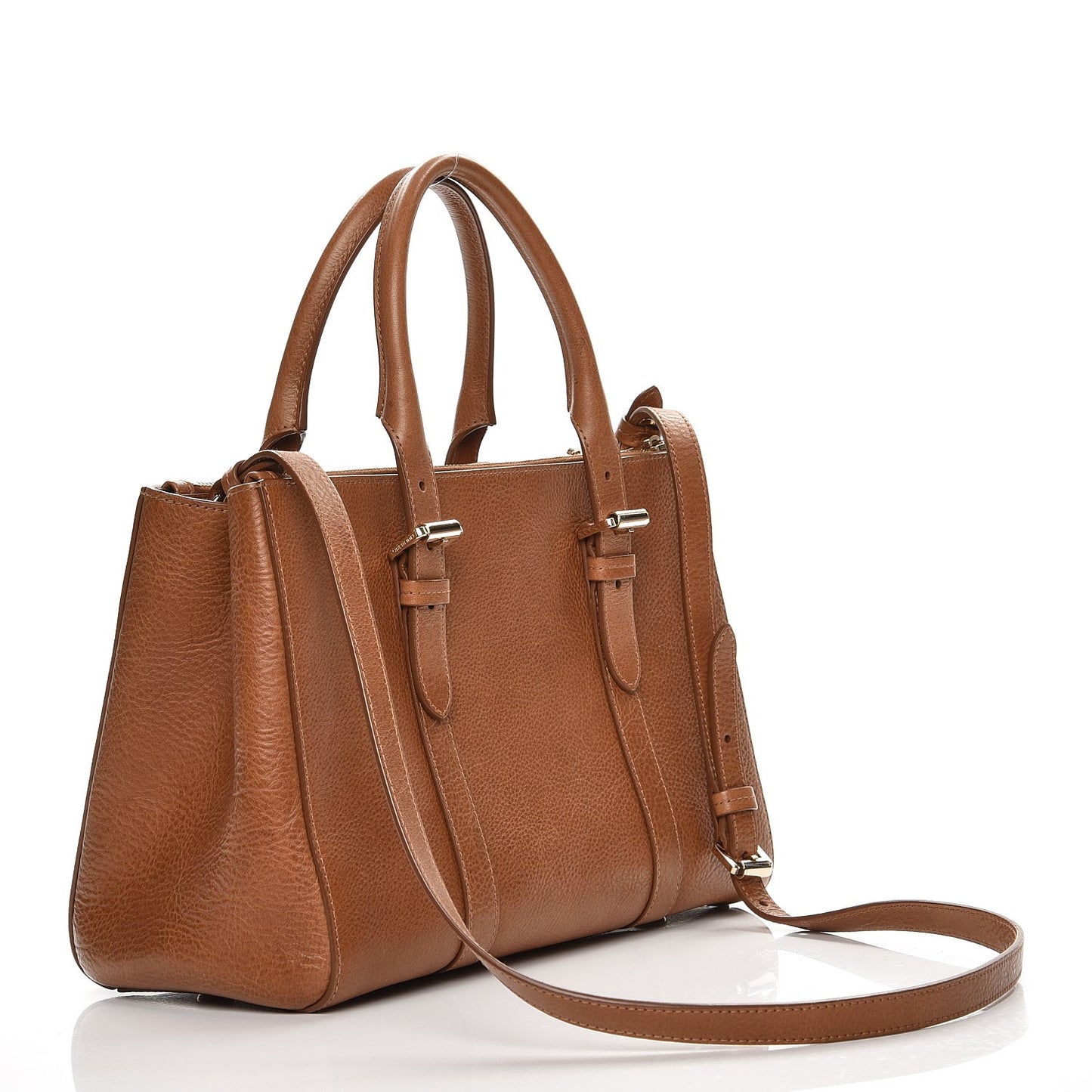 Classic Grain Small Bayswater Double Zip Tote Oak