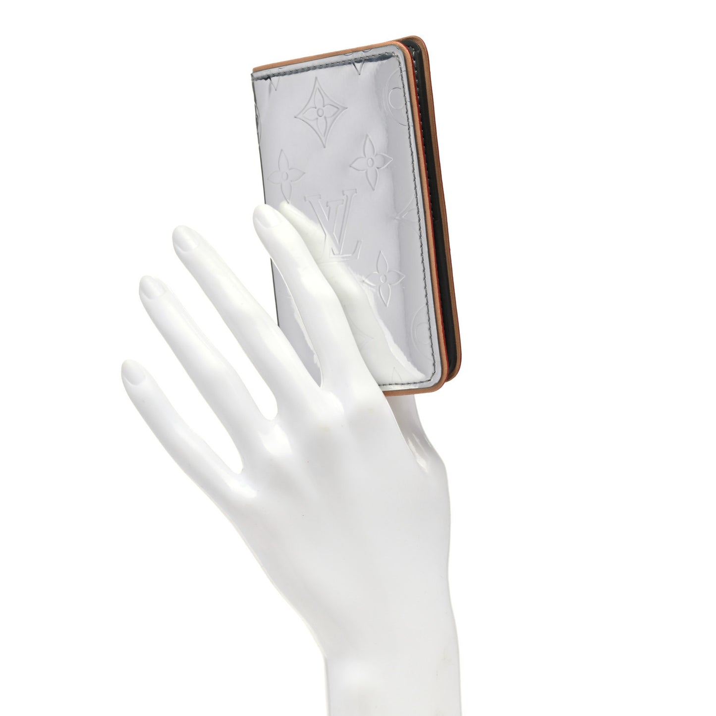 Monogram Mirror Slender Pocket Organizer