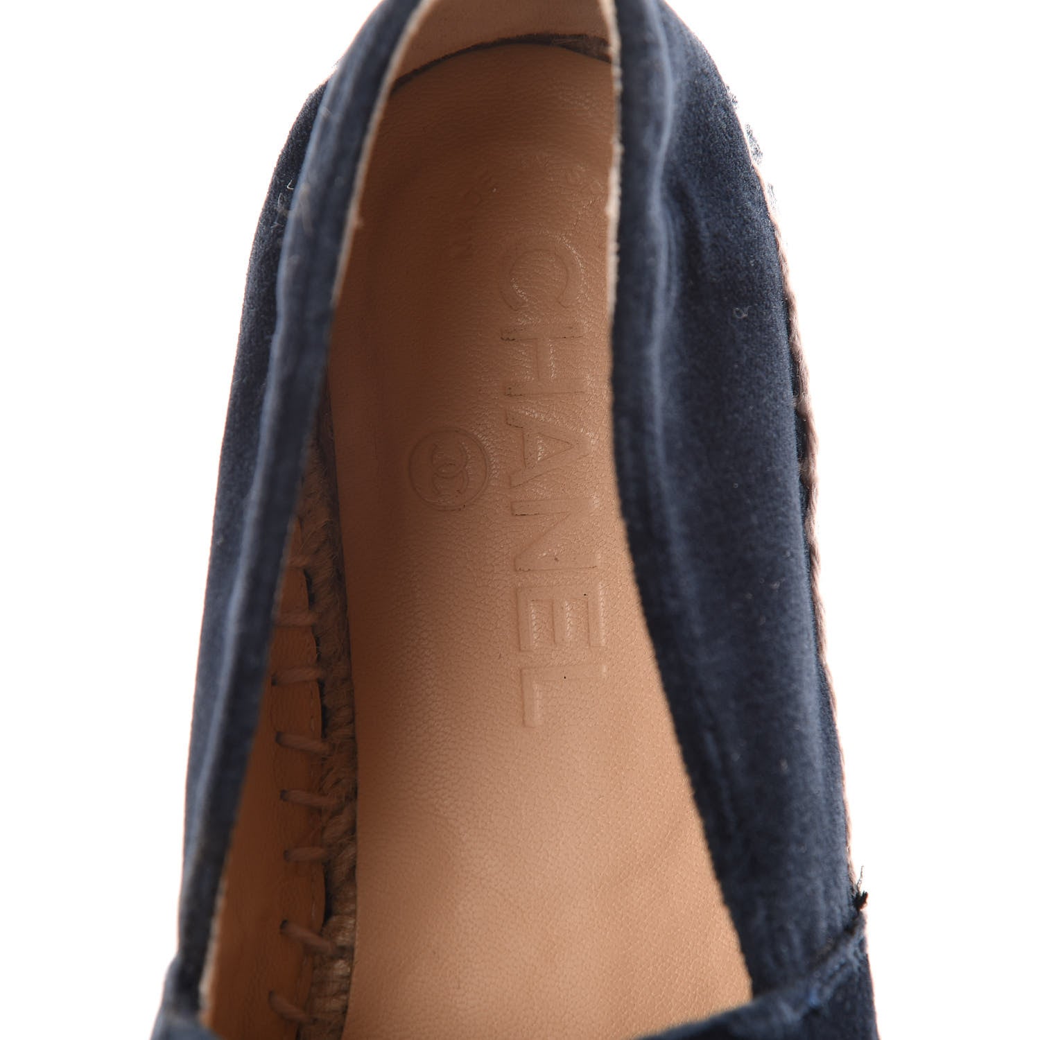 Chanel Velvet CC Espadrilles 36 Dark Navy 8 of 8