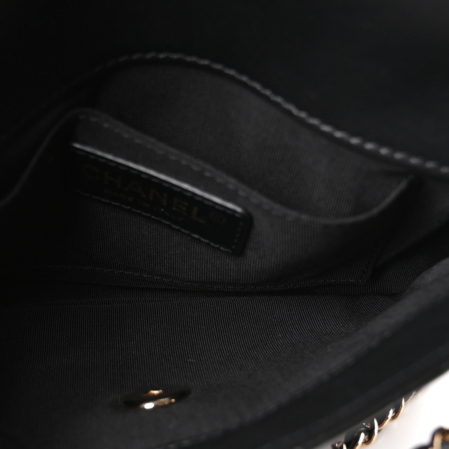 Chanel Lambskin Quilted Side Packs Black 5 of 10