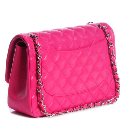 Chanel Lambskin Jumbo Double Flap Pink 3 of 8