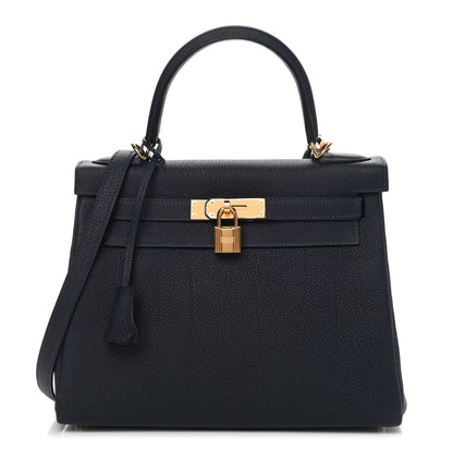 Hermes Togo Kelly Retourne 28 Bleu Nuit 1 of 18