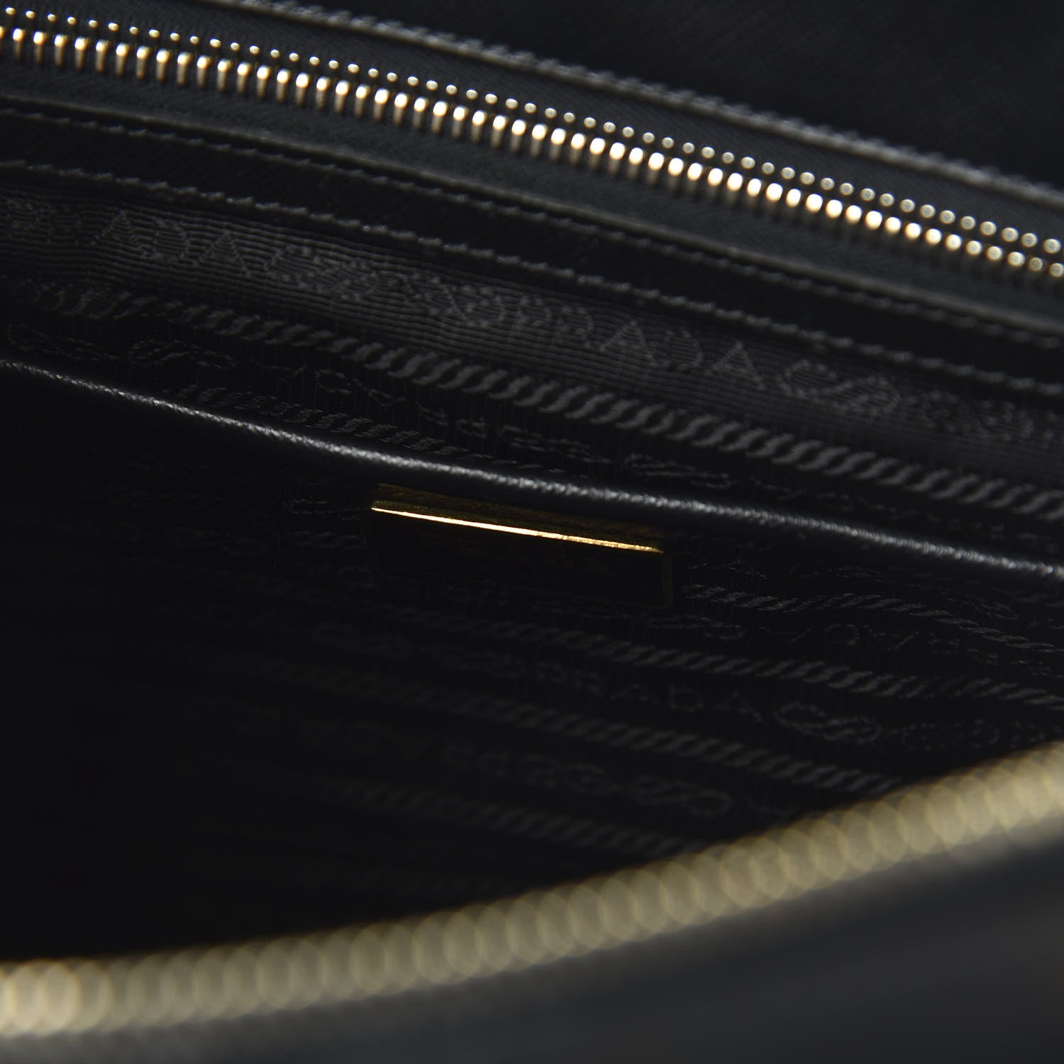 Prada Saffiano Medium Galleria Double Zip Tote Black 9 of 10