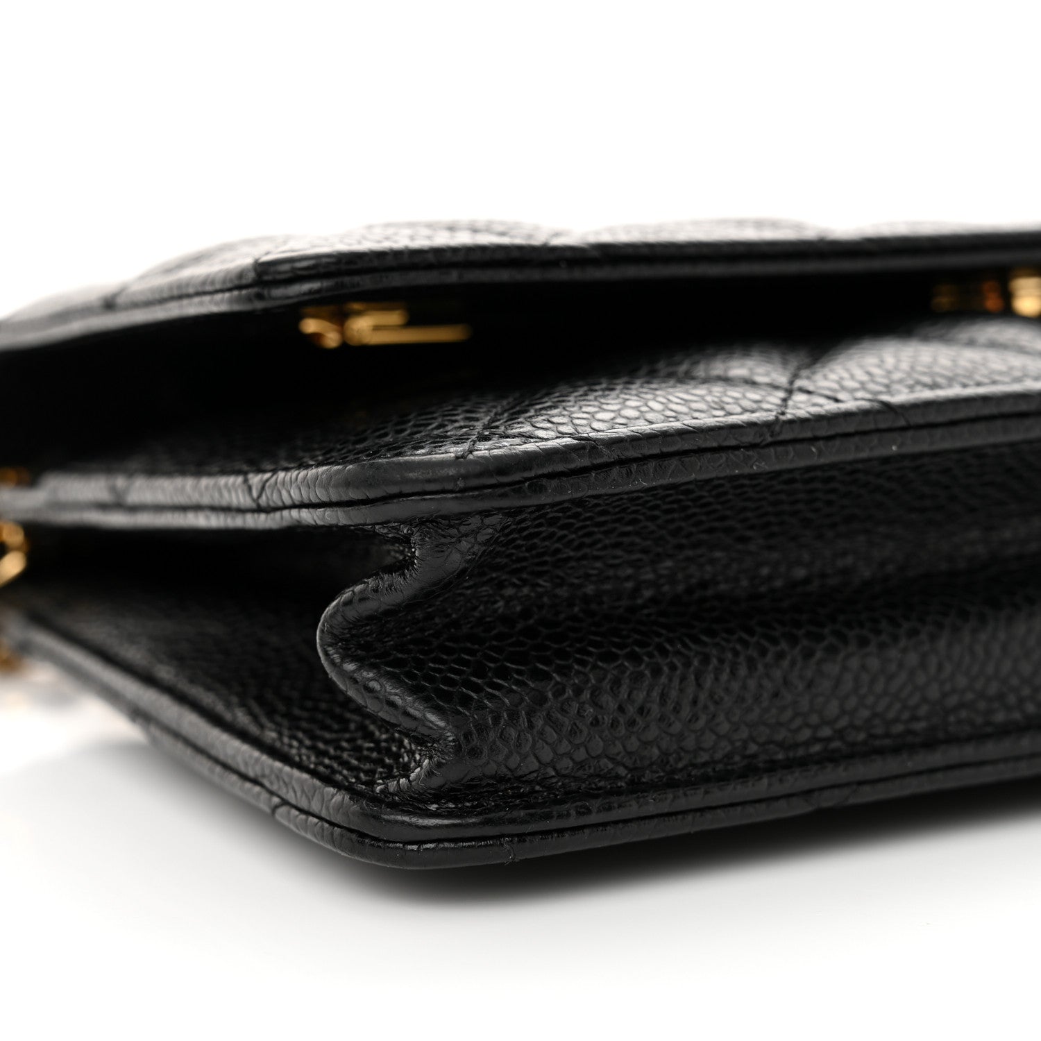 Chanel Caviar Quilted Wallet on Chain WOC Black 10 of 11