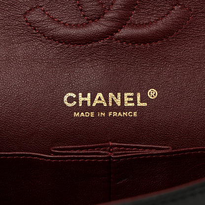 Chanel Lambskin Quilted Medium Double Flap Black 6 of 18