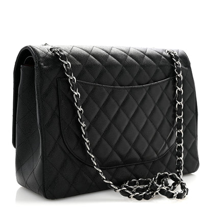 Chanel Caviar Quilted Maxi Double Flap Black 3 of 15