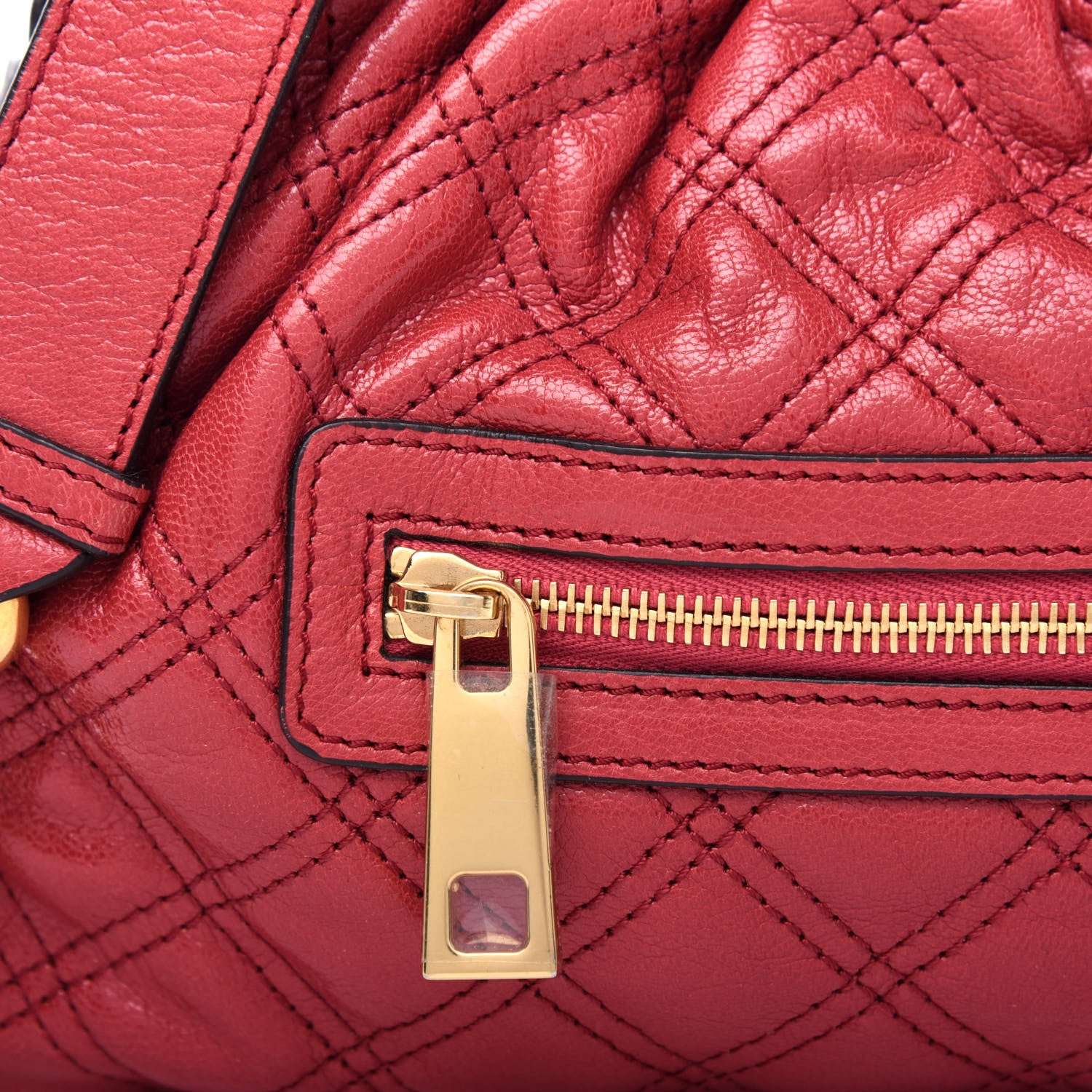 Marc Jacobs Calfskin Quilted Little Stam Pink 10 of 10