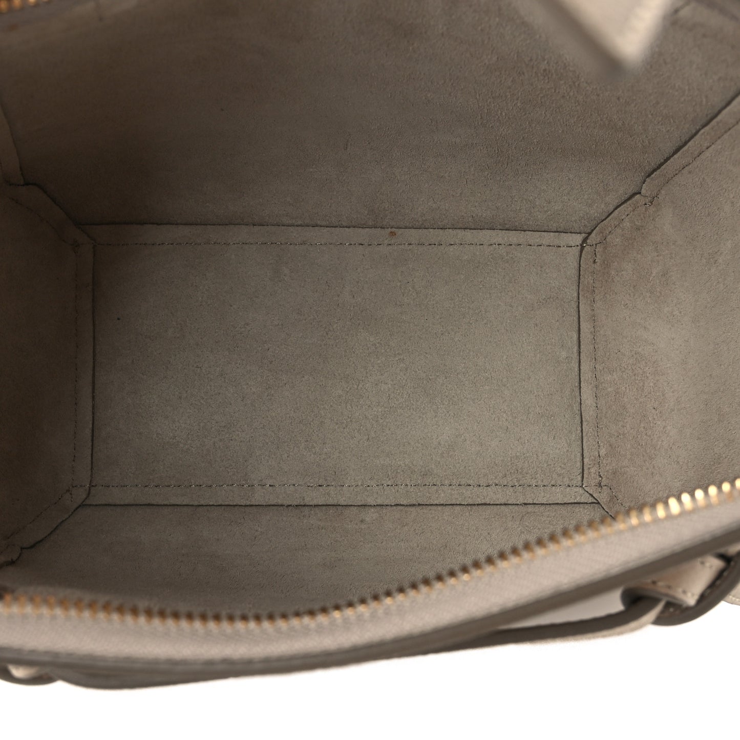 Grained Calfskin Nano Belt Bag Light Taupe