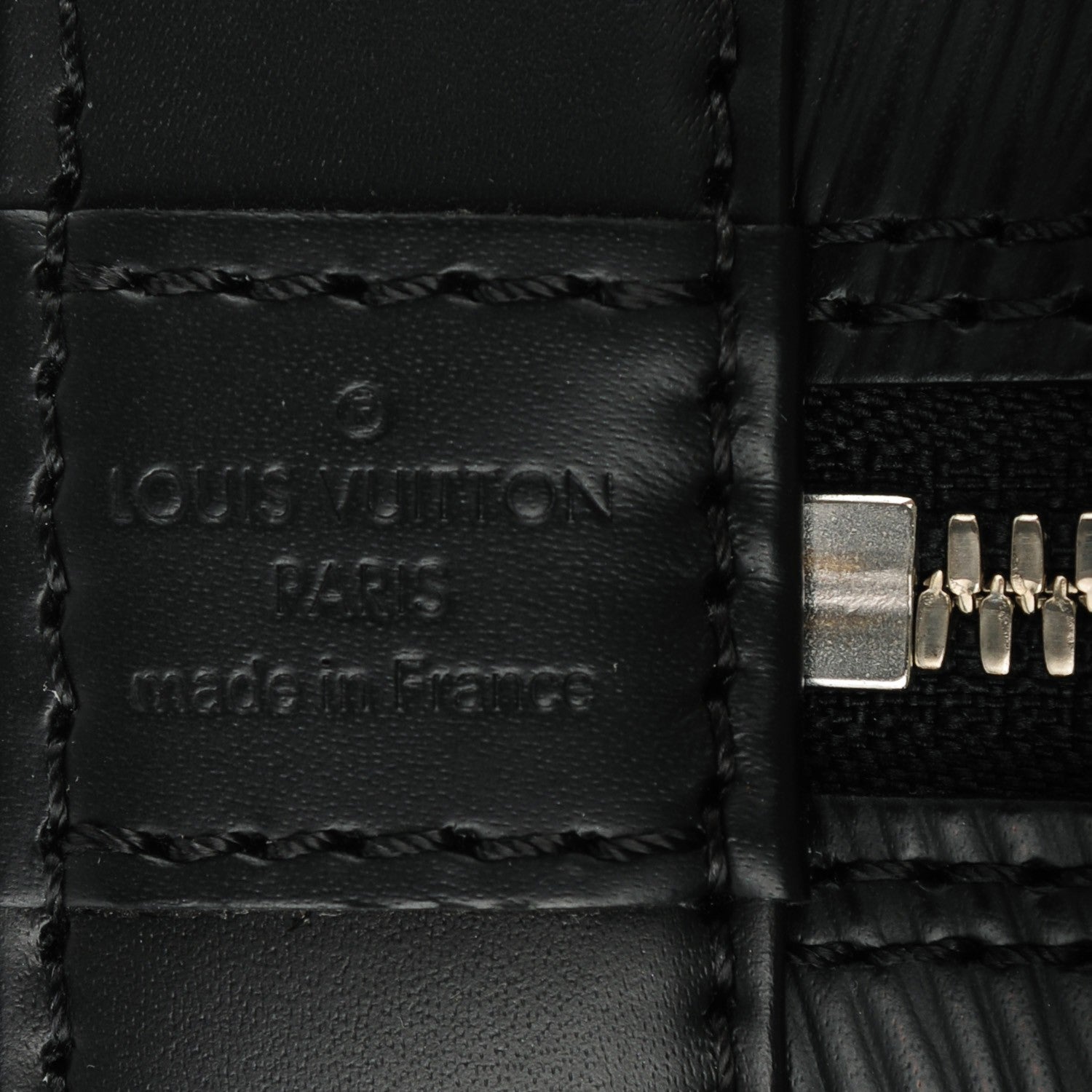 Louis Vuitton Epi Alma BB Black 6 of 7