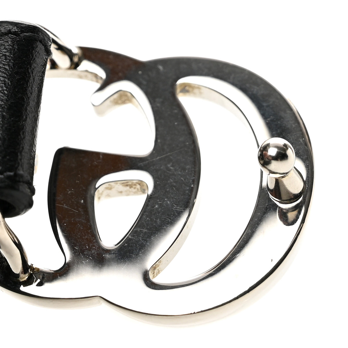 Calfskin Double G 20mm Belt 80 32 Black