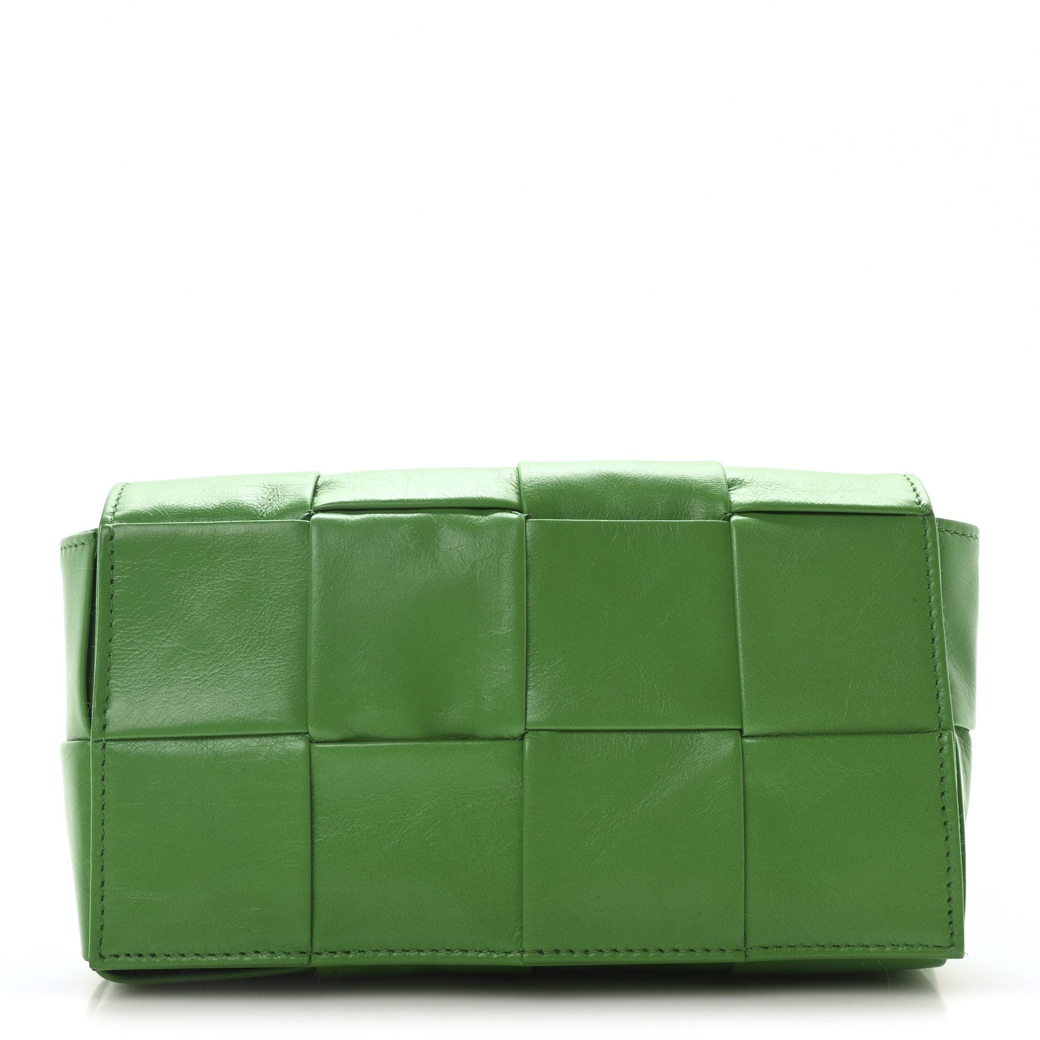 Bottega Veneta Paper Calfskin Intreccio Cassette Belt Bag Parakeet 1 of 10