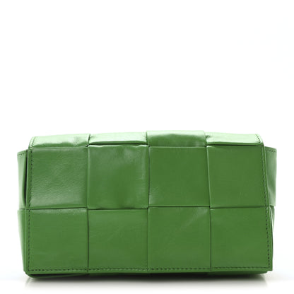 Bottega Veneta Paper Calfskin Intreccio Cassette Belt Bag Parakeet 1 of 10