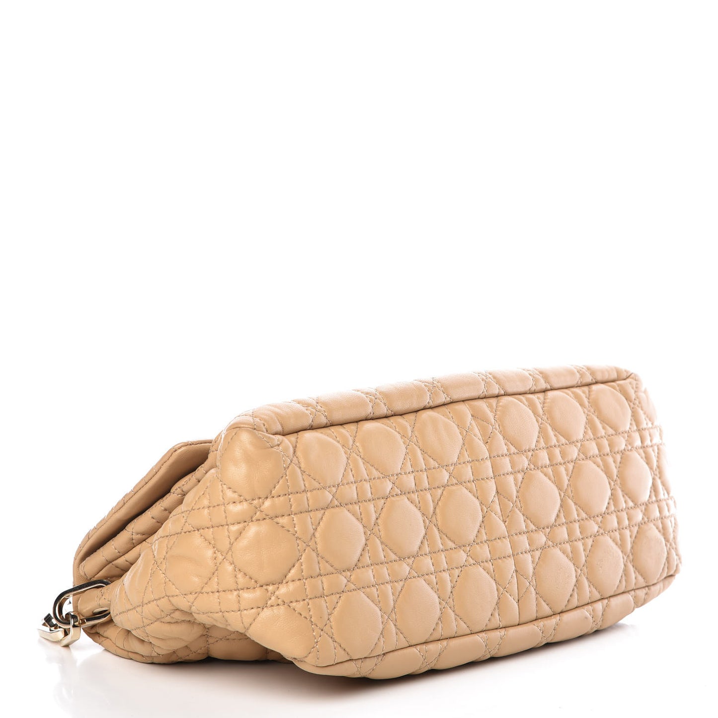 Lambskin Cannage New Lock Flap Beige