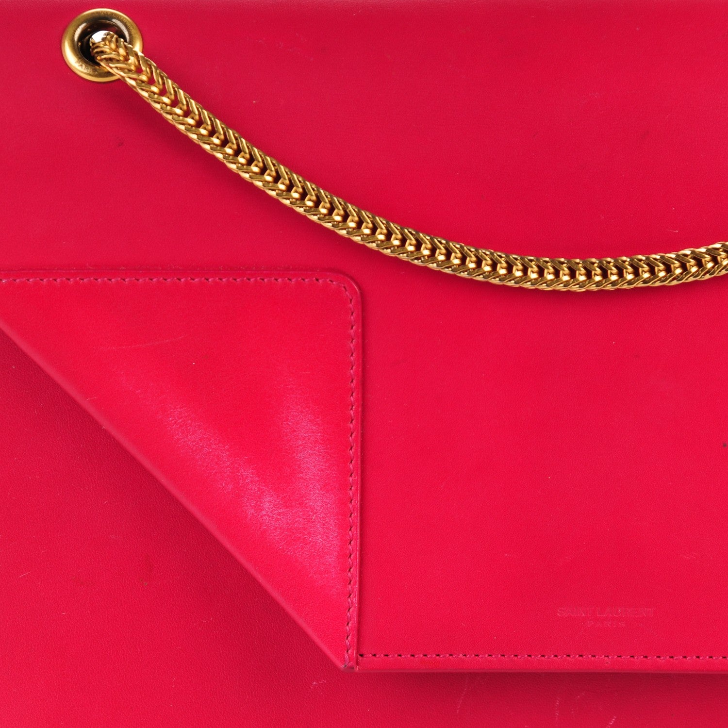 Saint Laurent Calfskin Medium Classic Betty Fuchsia 8 of 12