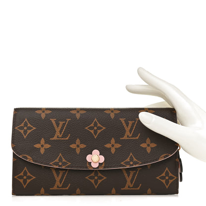 Louis Vuitton Monogram Bloom Flower Emilie Wallet Fuchsia 1 of 9