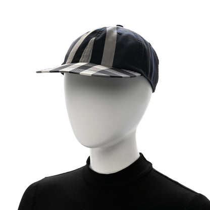 Burberry Technical Cotton Check Baseball Cap L Blue Grey 2 of 9