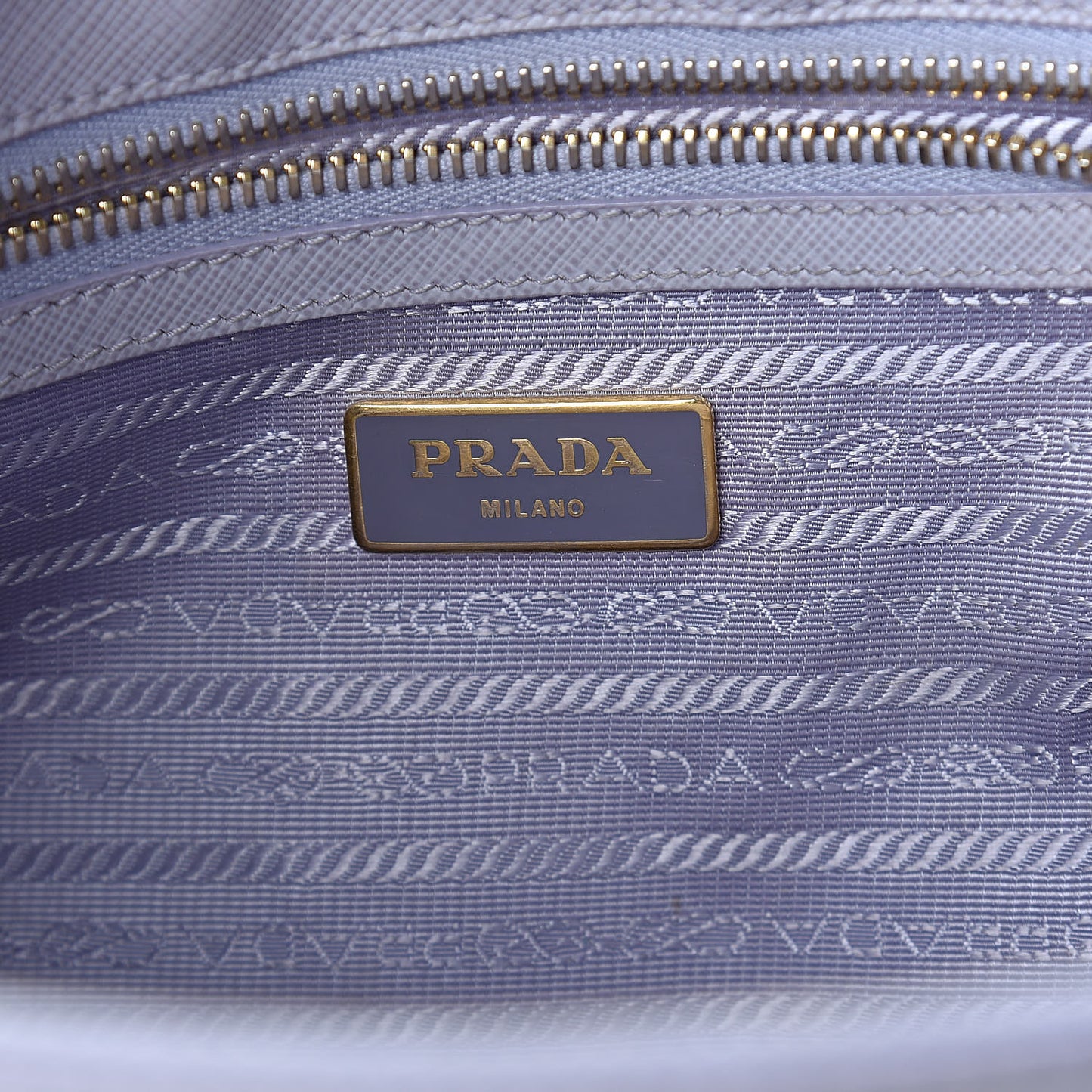Saffiano Small Galleria Double Zip Tote Glicine