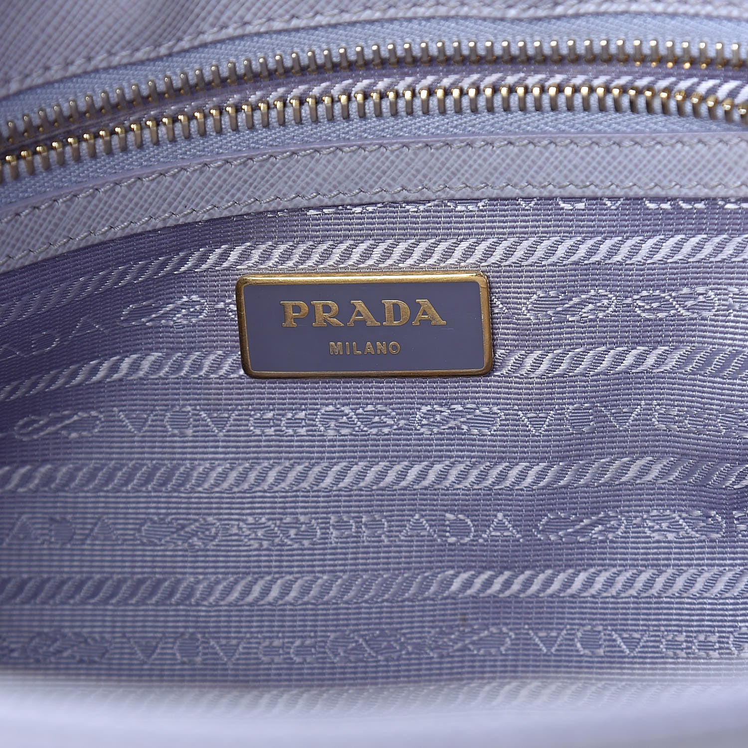 Prada Saffiano Small Galleria Double Zip Tote Glicine 6 of 13