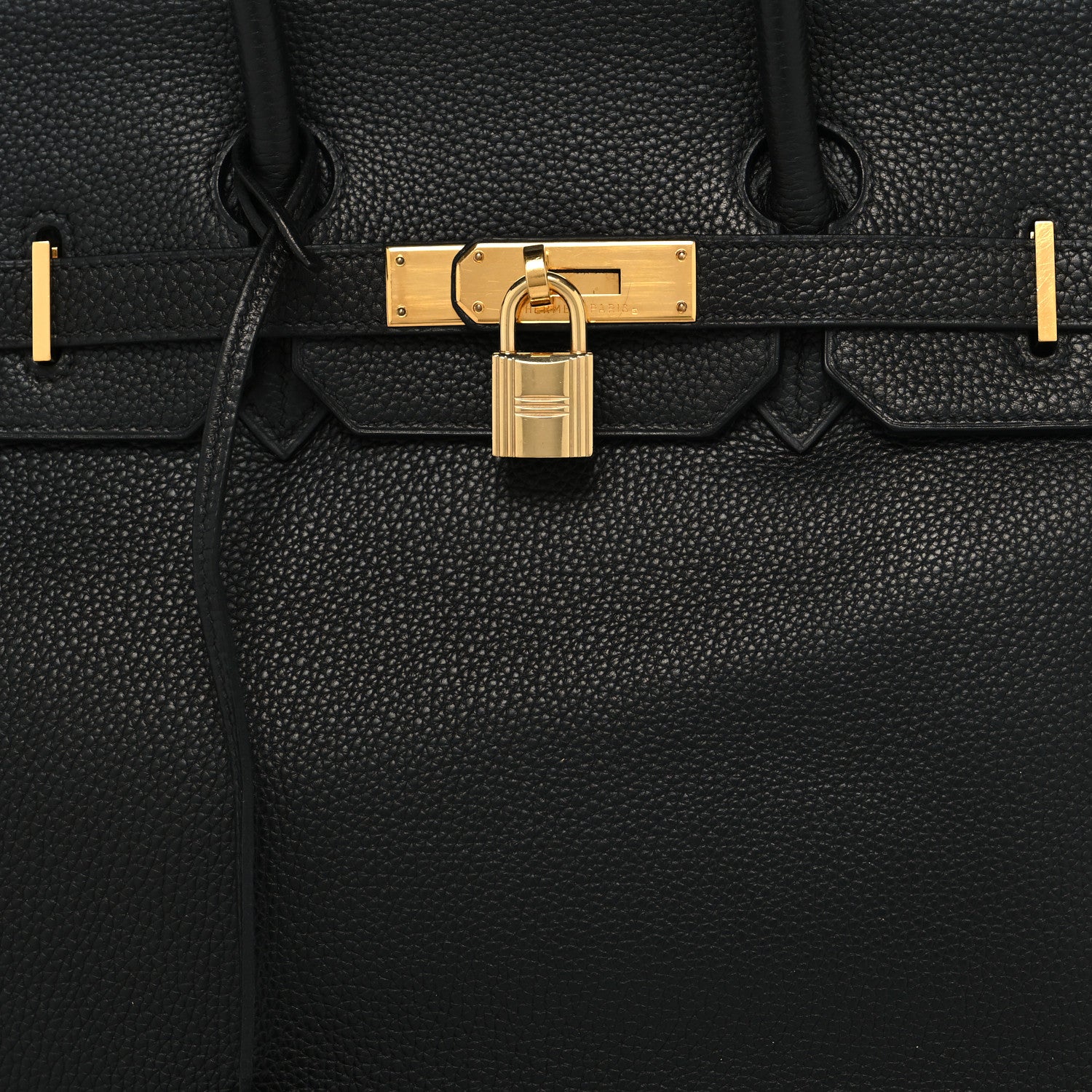 Hermes Taurillon Clemence Birkin 35 Black 7 of 11