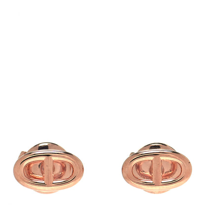 Hermes 18K Rose Gold TPM Farandole Stud Earrings 1 of 5