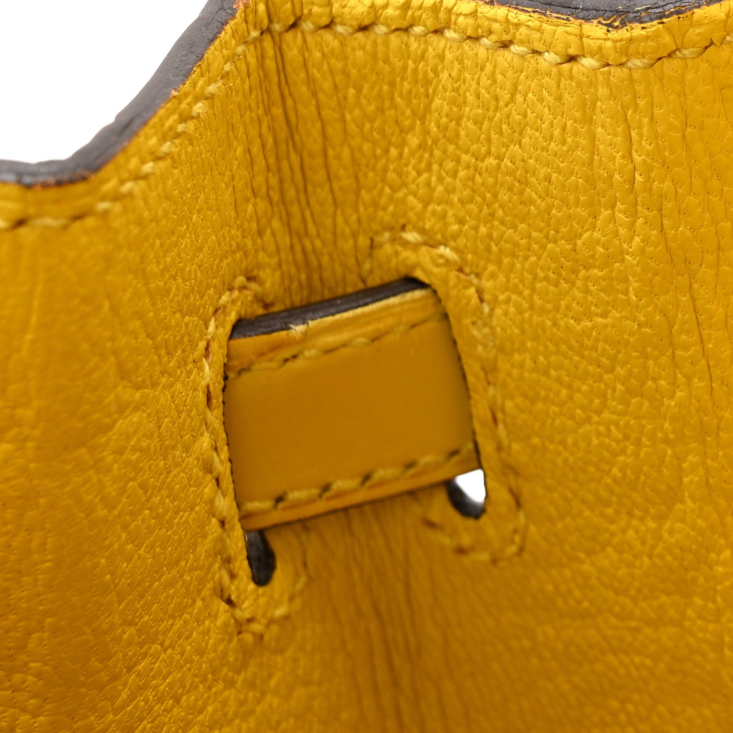 Hermes Matte Alligator Birkin 25 Mimosa 7 of 13