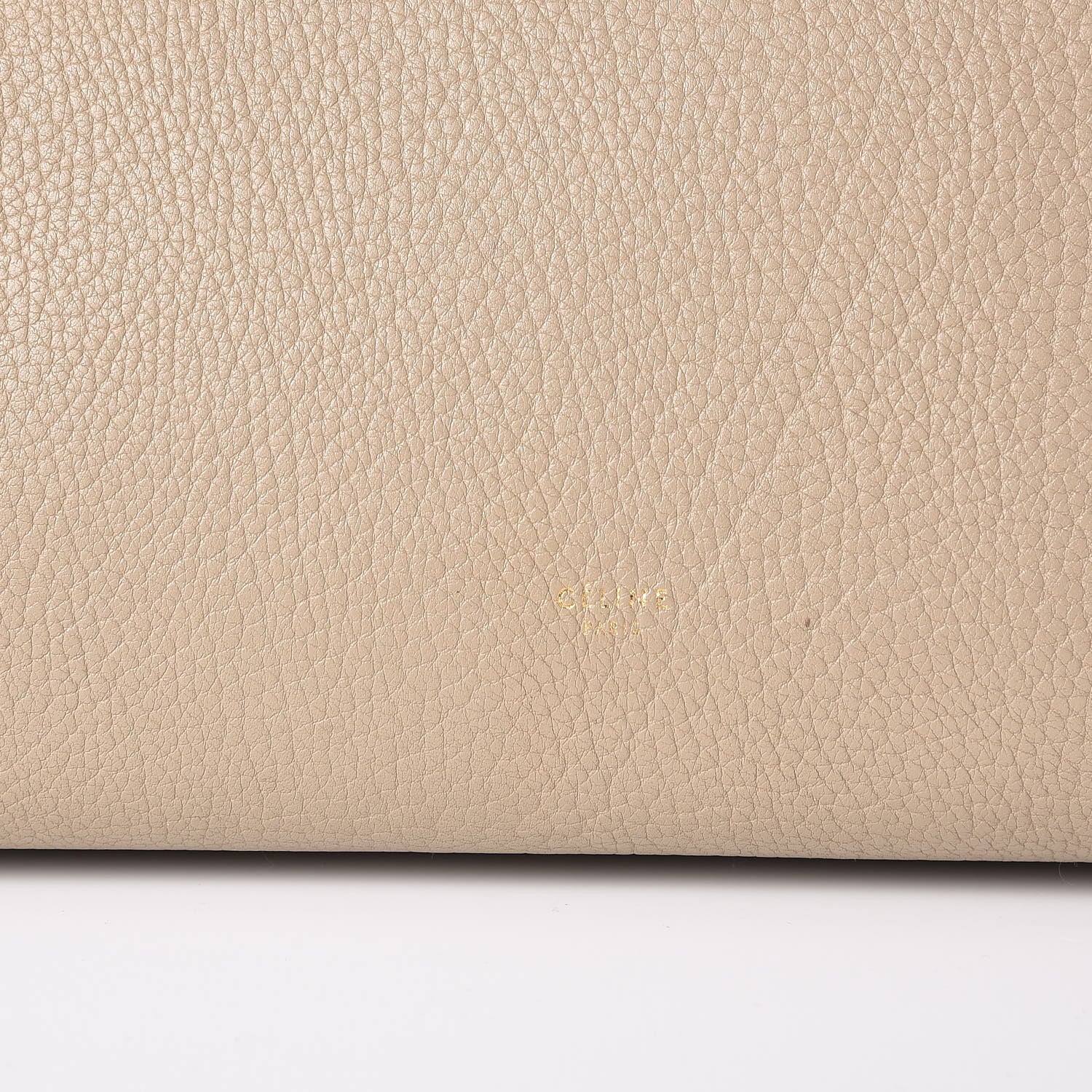 Celine Crisped Calfskin Small Tie Knot Tote Light Taupe 12 of 15