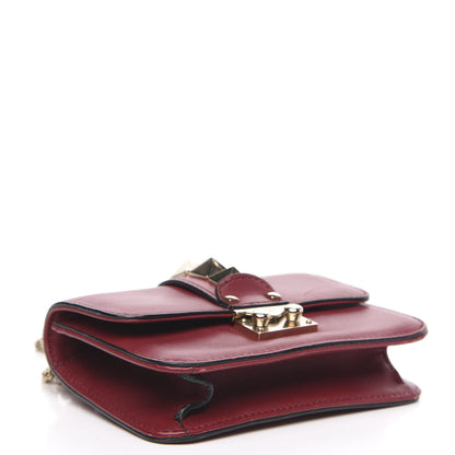 Valentino Garavani Vitello Mini Glam Lock Rockstud Flap Red 4 of 11
