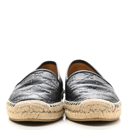 Gucci Microguccissima Signature Espadrilles 39.5 Black 2 of 13