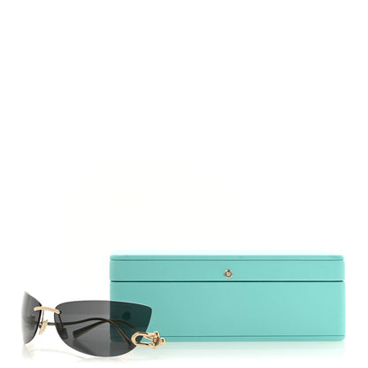 Tiffany Metal TF3112K HardWear Sunglasses Gold Grey 8 of 8