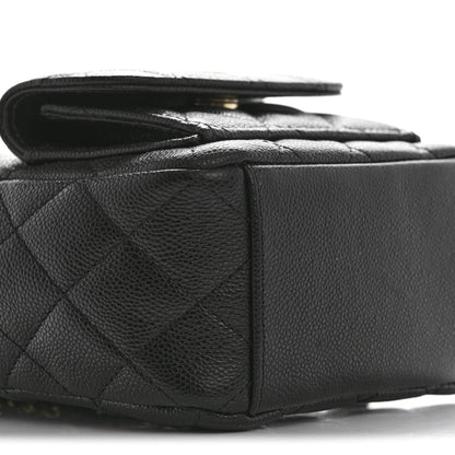 Chanel Caviar Quilted CC Mini Classic Backpack Black 9 of 11