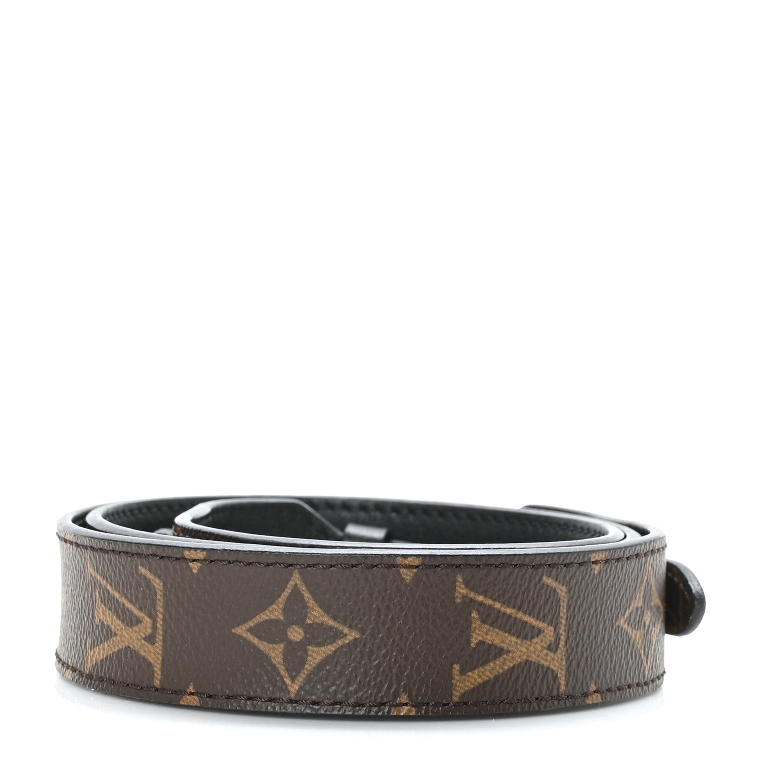 Louis Vuitton Monogram Bandouliere Shoulder Strap XL Black 2 of 4